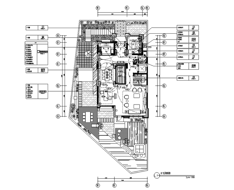 独栋别墅室内装修施工图资料下载-[福建]漳州独栋别墅样板间室内装修施工图