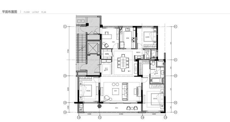 软装灯具概念方案资料下载-浙江 未来科技城140中间套户型软装概念方案