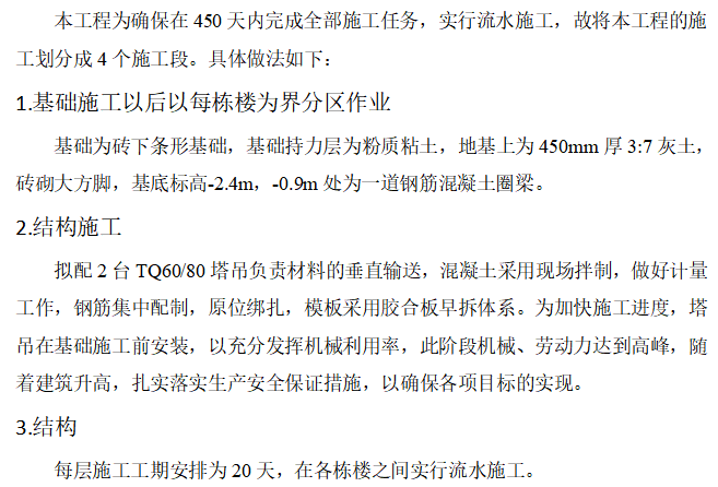 人防施工施工组织设计资料下载-深秀园住宅小区工程施工组织设计