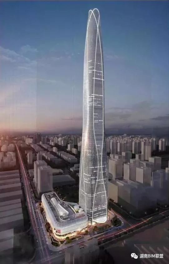 幕墙体系bim资料下载-BIM技术助力天津新地标建成