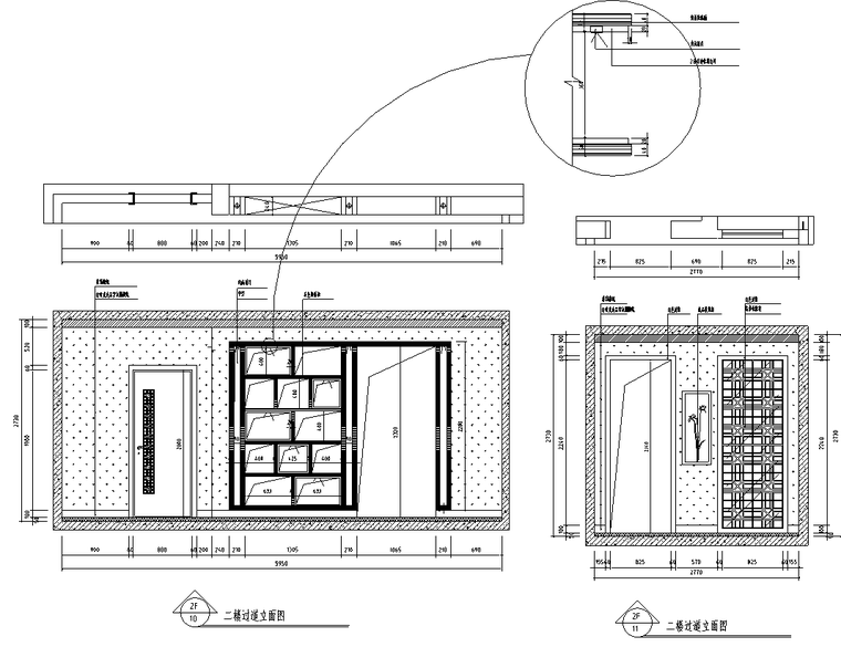 [上海]250㎡新中式复式带阁楼装修施工图