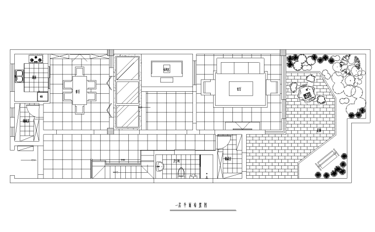 2021带地下室三层别墅资料下载-[上海]现代风格三层别墅装修施工图设计