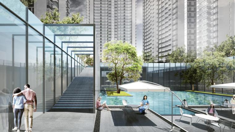 新加坡花园式住宅资料下载-现代自然-庭院花园式住宅景观方案设计