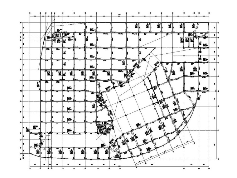 3层小区方案图资料下载-3层框架结构旅游中心结构施工图CAD2019
