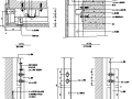 常用各类不同幕墙连接节点详图CAD