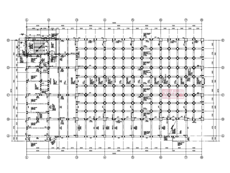 中学教学施工图全套资料下载-多结构中学全套结构施工图PDF2020