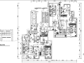 中式风格三居室住宅装修施工图+实景图