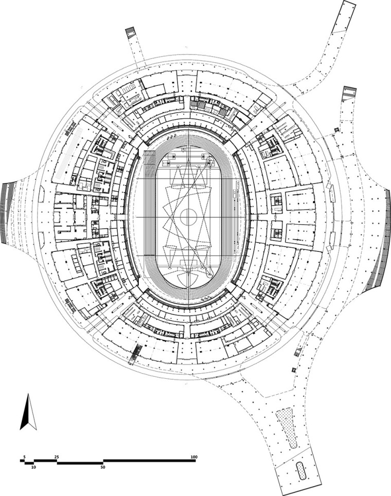 西安奥体中心规划及主体育场平面图1.jpg