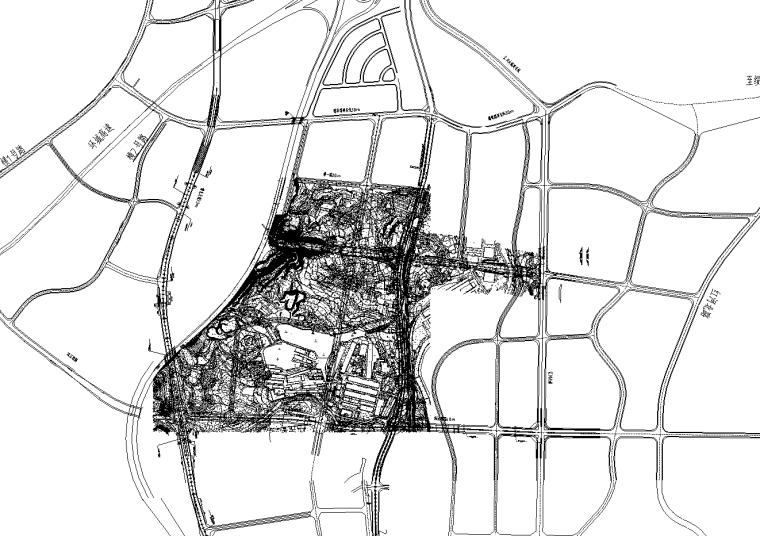 主干路路面资料下载-全长1351米城市主干路工程图纸含招标文件
