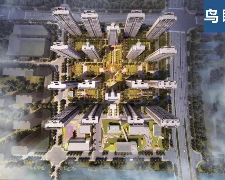 居住区商业规划设计资料下载-[杭州]高层+商业居住区规划设计文本PDF
