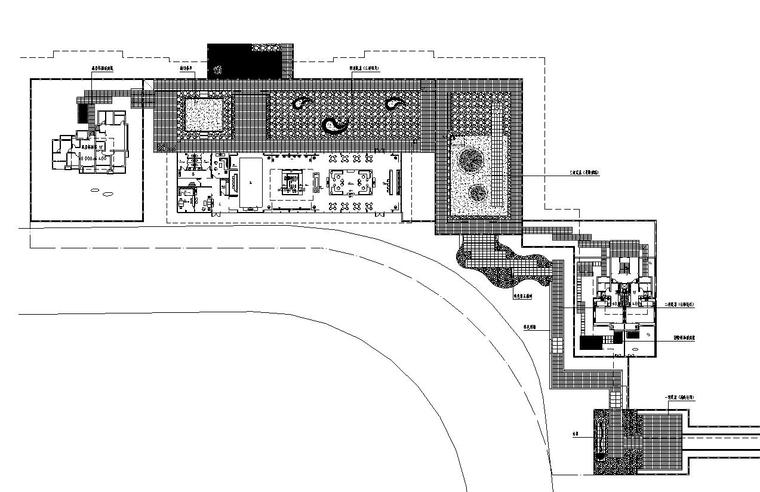 中式风格示范区景观平面图资料下载-[浙江]杭州新中式风格示范区景观全套施工图