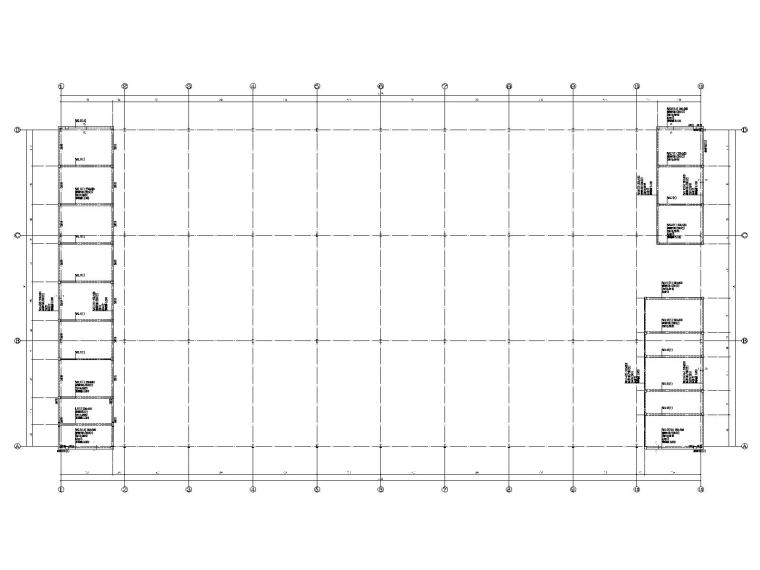 彩钢施工dwg资料下载-单层门式刚架结构车间结构施工图2020CAD