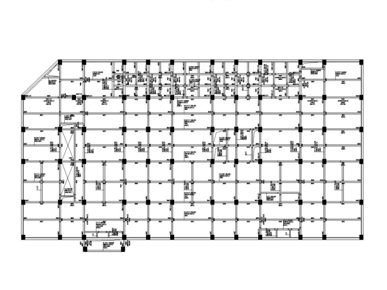 常用结构cad资料下载-公共停车场结构施工图2020CAD