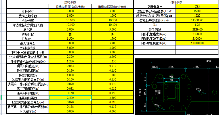 新旧桥规比较资料下载-2018新桥规常规承台验算表格