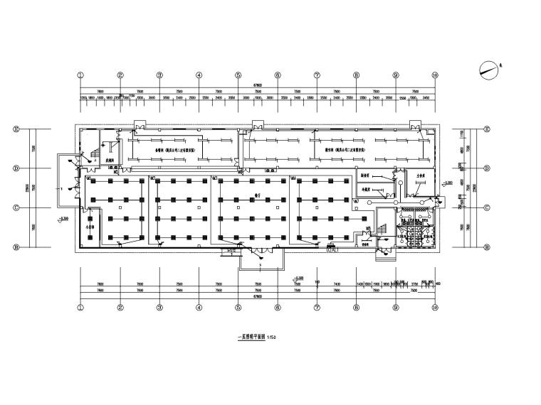3层3000平米建筑资料下载-3000平米职工食堂电气施工图（2017）