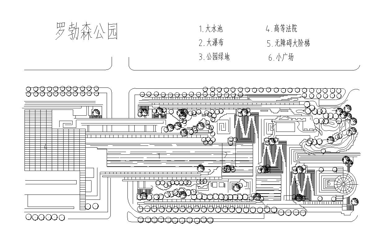 景观节点平面图