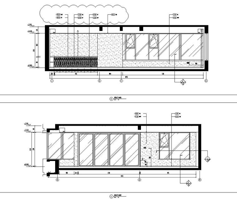 上海滨江五里桥顶层复式豪宅装修施工图东套