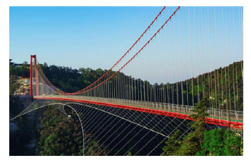 悬索桥荷载资料下载-大跨度人行悬索桥结构设计关键技术