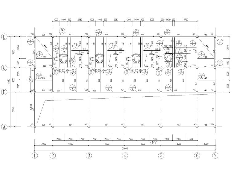框架结构厂房施组资料下载-单层钢框架结构厂房结构施工图