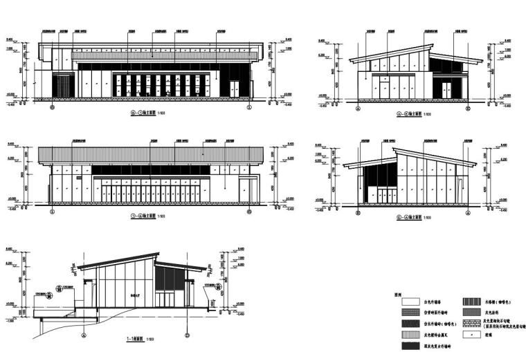 施工图纸现场交底资料下载-[广东]景观配套建筑施工图纸CAD+PDF2018