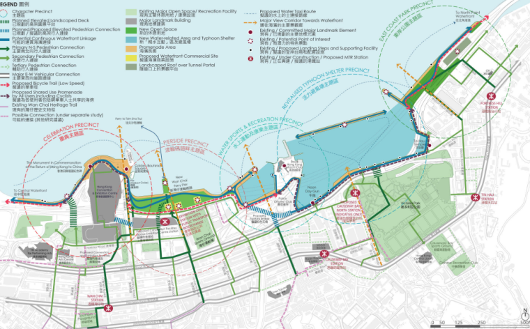 海滨城市小区景观规划资料下载-[香港]湾仔北及北角海滨城市规划设计研究