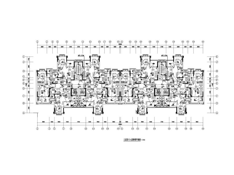 住宅楼图纸pdf资料下载-[贵州]公租房住宅楼电气图纸（2020新民规）