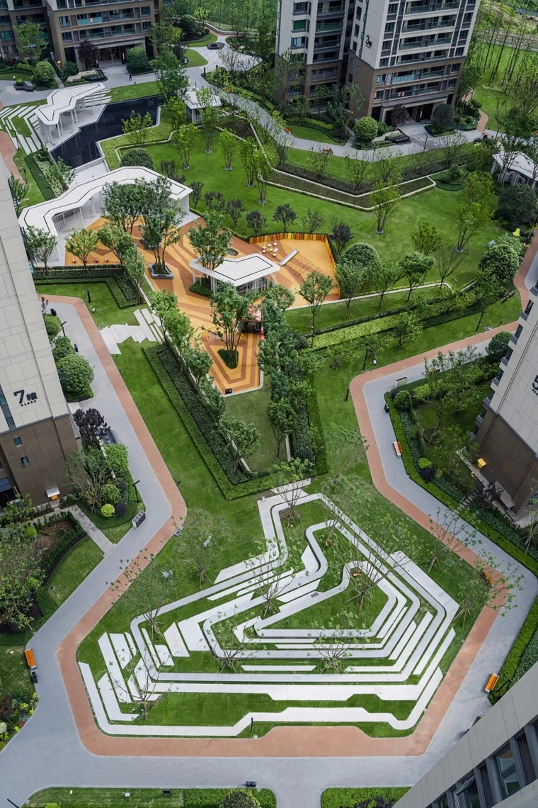 重庆铂悦澜庭·璞园景观-园林景观-居住区案例