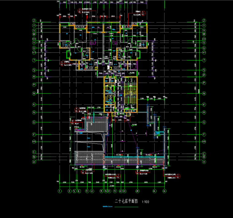 [重庆]28层剪力墙结构斜屋面住宅结构施工图-image.png