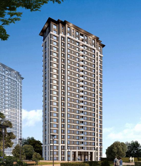 [河北]新中式现代高层 幼儿园居住区规划设