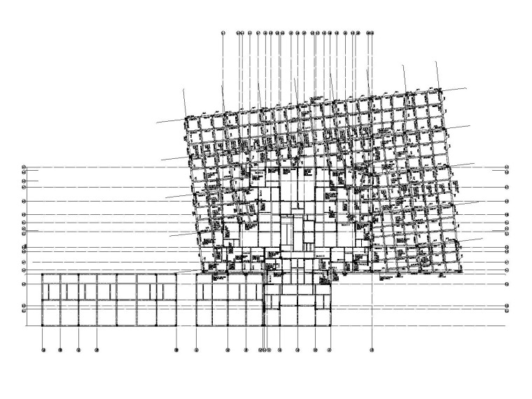 150米超高层办公楼车库资料下载-[名企]32层剪力墙+框架结构办公楼竣工图