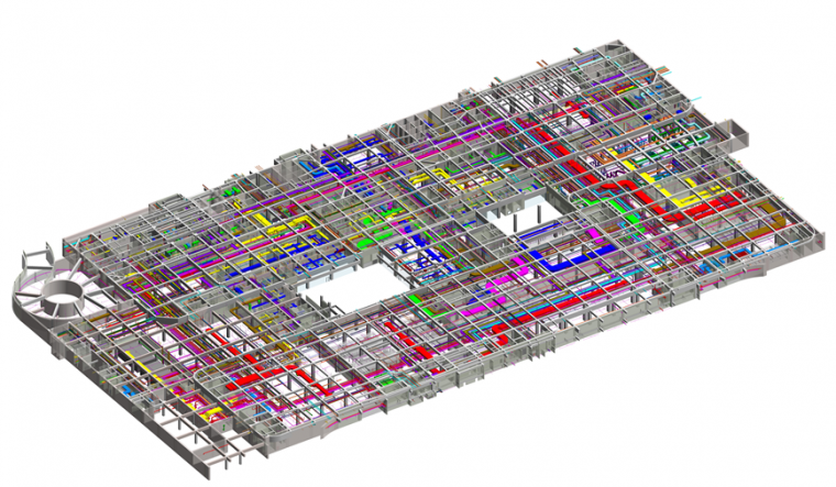 地下室结构成本资料下载-地下室BIM管线综合优化重点区域分析
