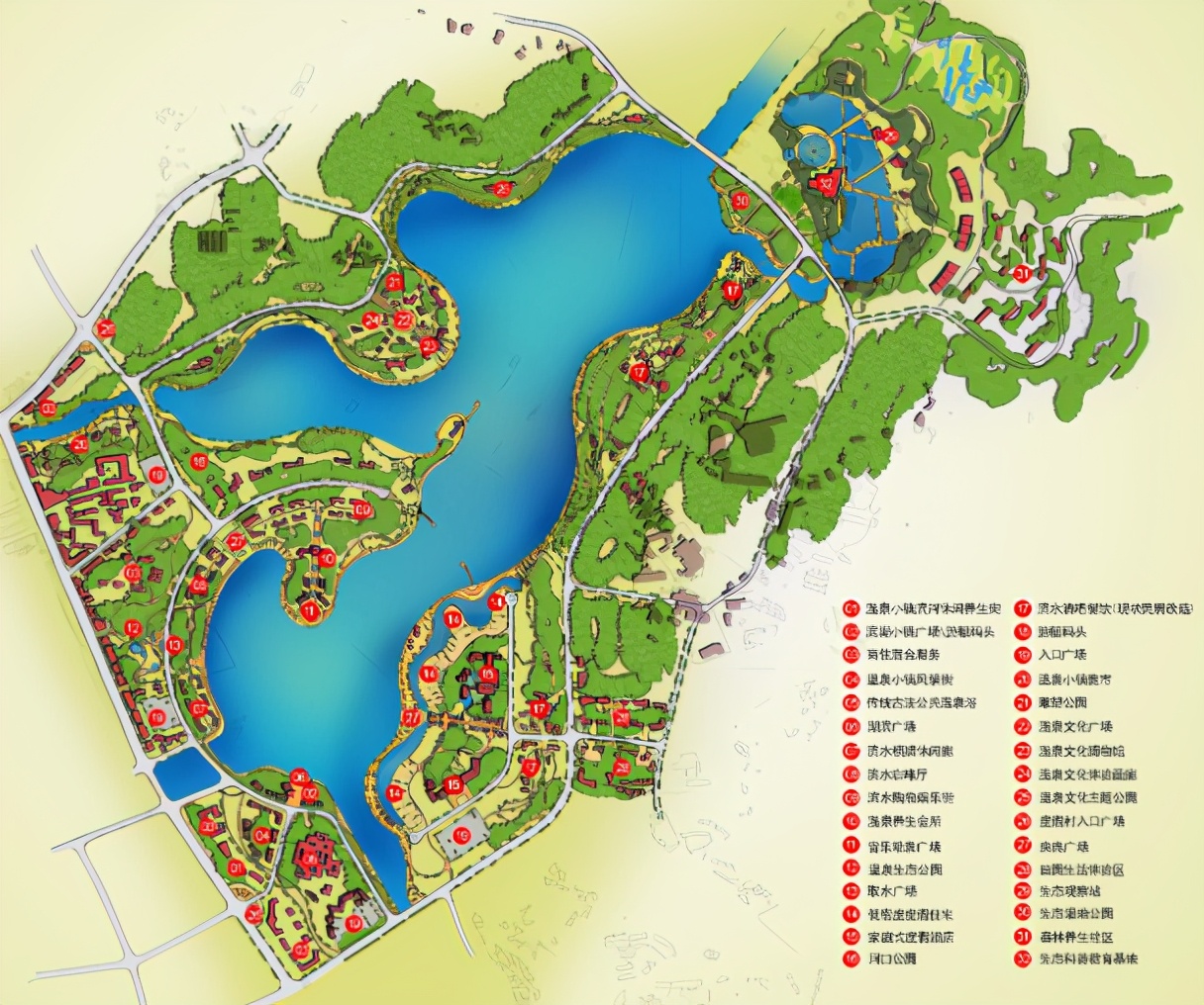 湖南宁乡灰汤温泉度假区规划设计方案