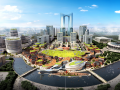 [山东]生态-科技综合市民中心城市规划设计 