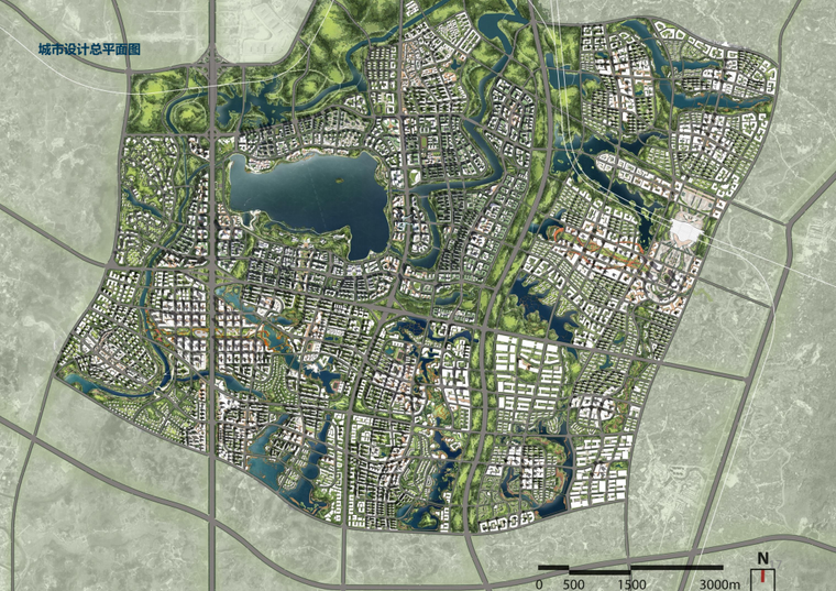 滨水智慧城市国家科学城总体城市设计 城市设计总平面图.png