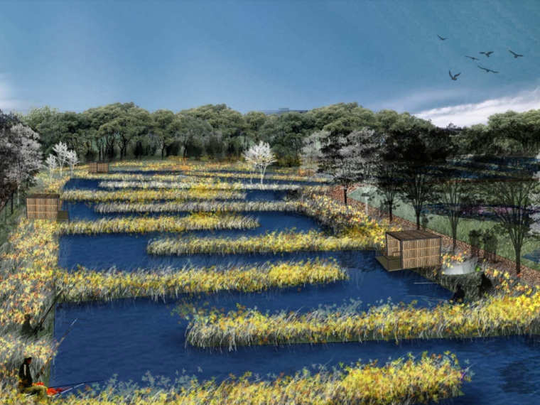 湿地公园概念方案设计资料下载-[山西]滨河湿地公园景观深化方案设计