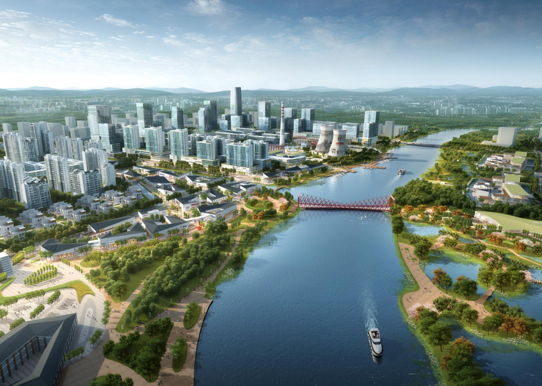 [江苏]国际滨水-自然生态城市总体规划设计