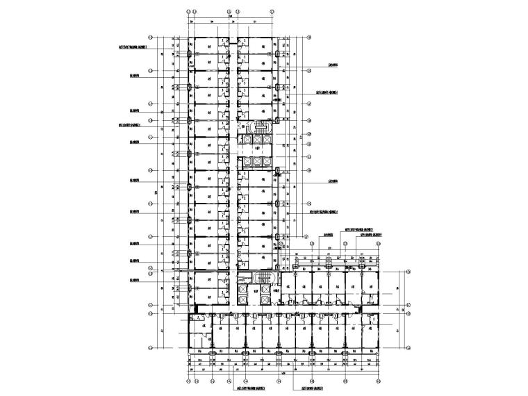 办公楼铝板幕墙施工图设计资料下载-28层102米办公楼幕墙、门窗结构施工图2019