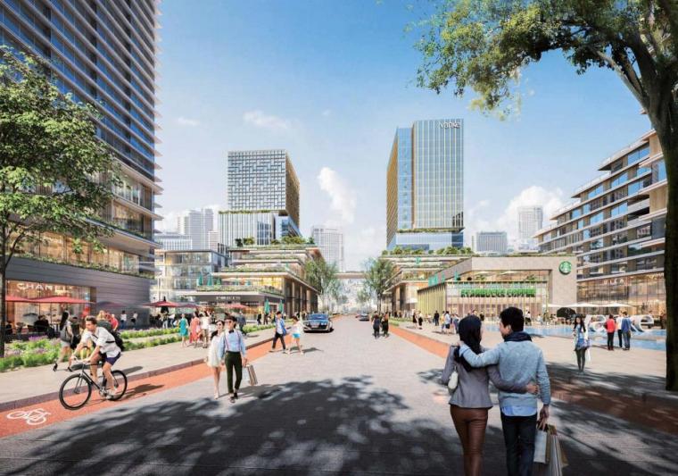 居住区商业规划设计资料下载-[南京]高层商业办公+高层居住区规划设计文