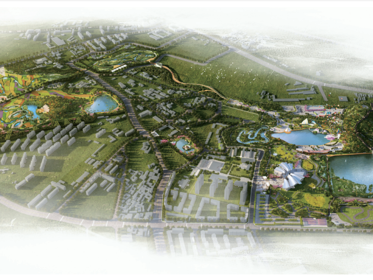 湿地公园停车场施工方案资料下载-[乌鲁木齐]湿地公园城市主题乐园设计方案