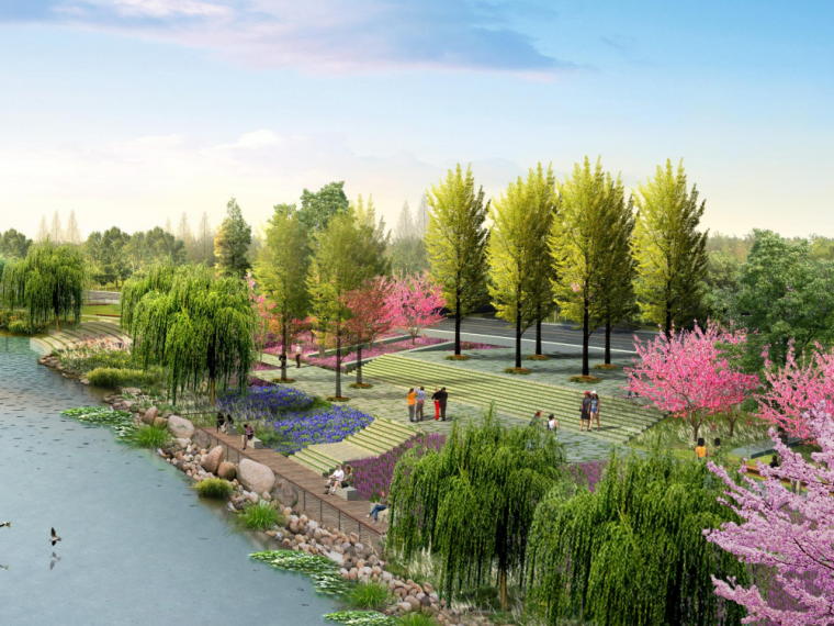 市政绿道方案资料下载-[湖南]“十里画廊”主题绿道景观方案设计
