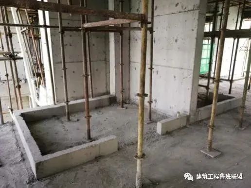 楼板二次浇筑资料下载-厨卫间反坎一次浇筑，减少渗漏风险！