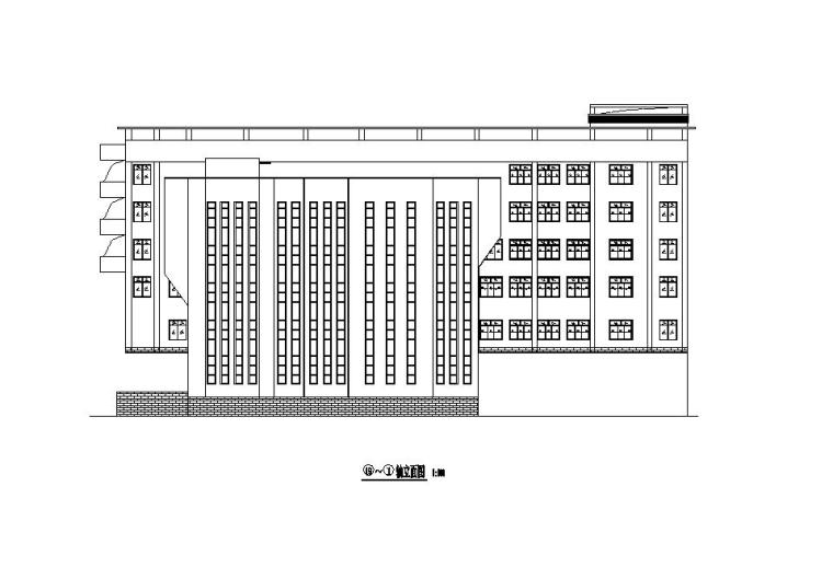 24班中学设计图纸资料下载-[贵州]27班中学多层试验楼CAD图纸2020
