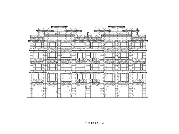 2020贵阳图纸资料下载-[贵阳]叠拼住宅CAD施工图纸2019
