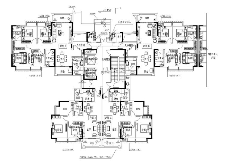 棚户区景观施工图资料下载-[贵州]棚户区改造目电气施工图2019