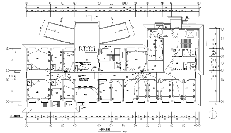 一级箱二级箱配电图资料下载-高层医院综合楼配电设计施工图