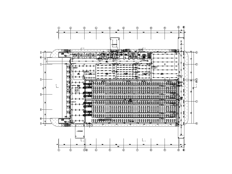 广东弱电施工图资料下载-广东5层仓库建筑电气施工图（含水暖）