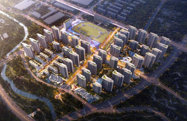 社区商业中心方案资料下载-[云南]335亩商业中心-邻里社区住宅规划方案