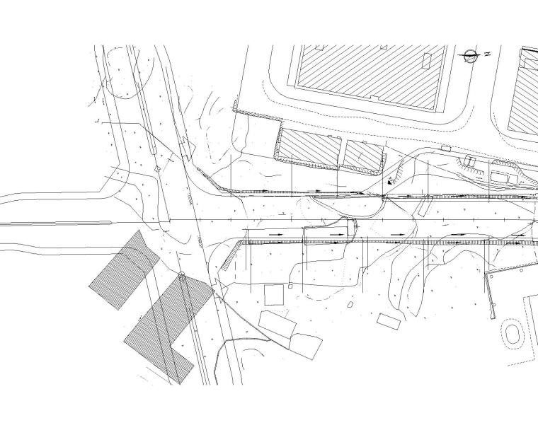 园区道路设计施工图资料下载-[贵阳]双向六车道园区次干路全套施工图CAD