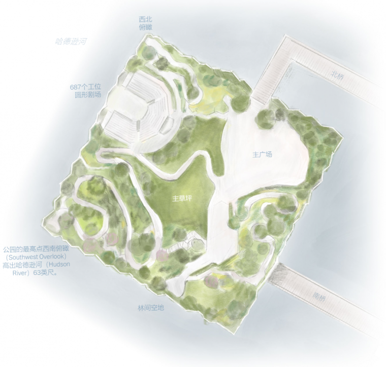 [分享]鬼才heatherwick纽约飘浮公园