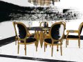 38套欧式美式风格餐桌椅SU模型设计